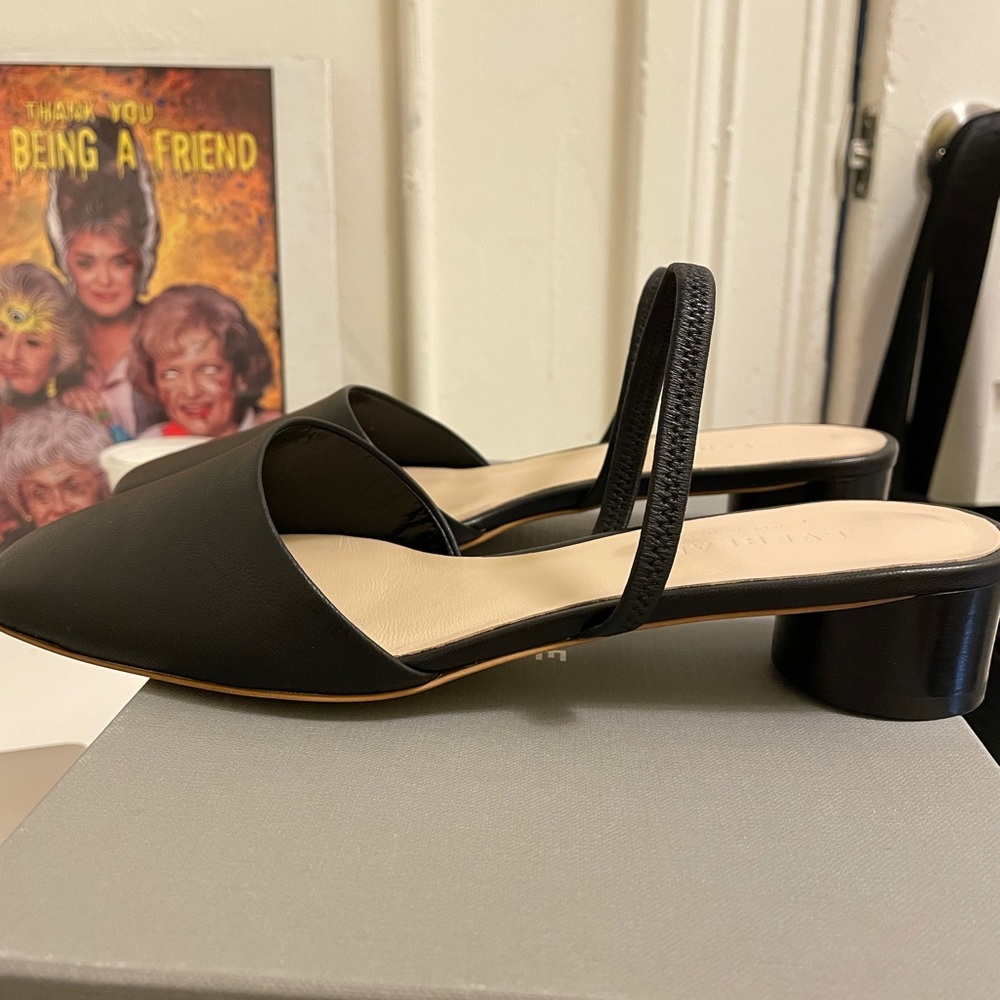 Tapered Square Toe Slingback